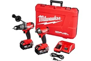 Milwaukee M18 FUEL Hammer Drill and Hydraulic Driver 2-Tool Combo Kit