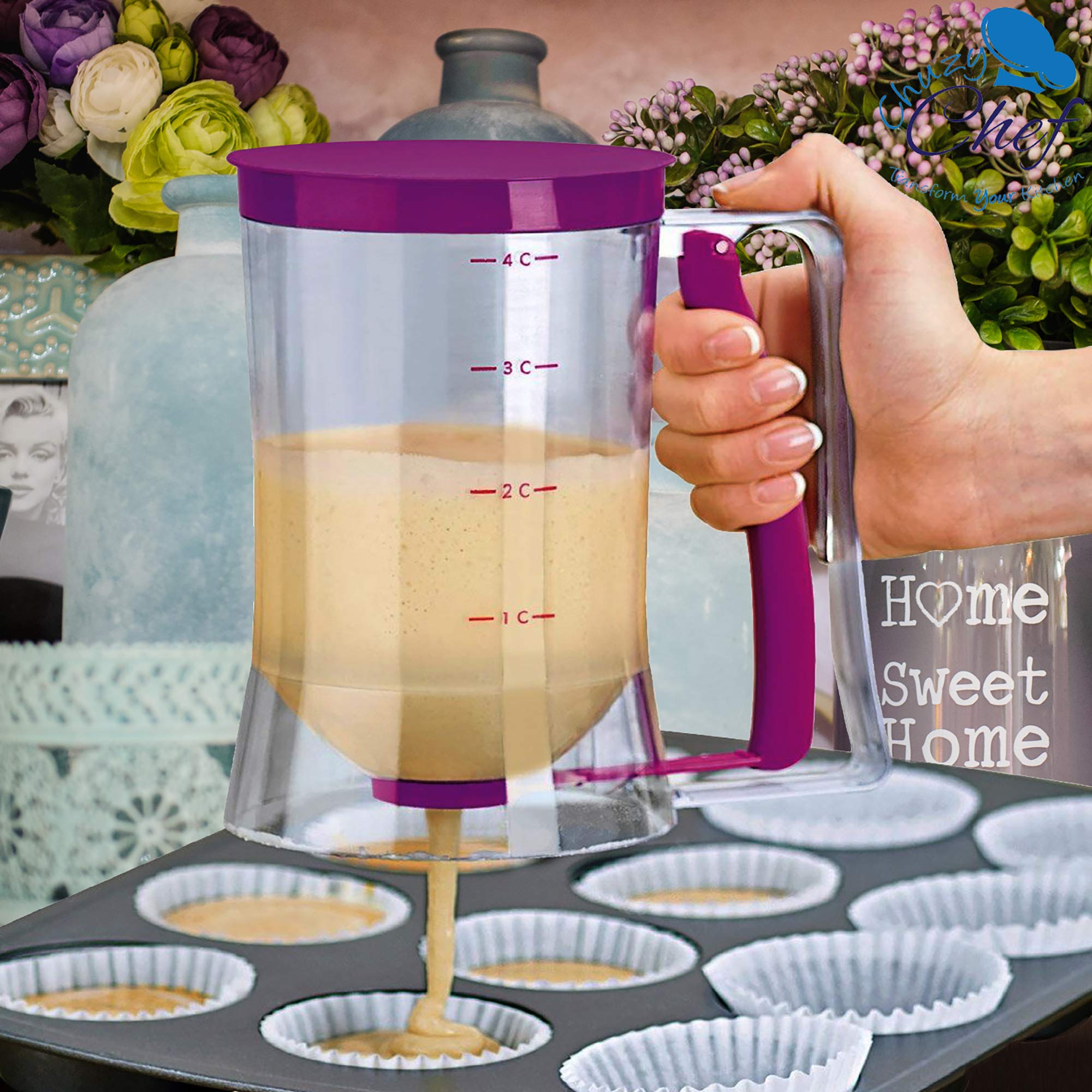 Pancake Cupcake Batter Dispenser Tool Great for Cupcakes Muffins