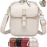 Crossbody Bags for Women Anti Theft, Vintage Faux Leather Travel Purses Small Shoulder Sling Messenger Bag, Large Capacity