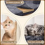 Yaheetech 59cm Basic Cat Tree Tower with Perches Condo and Ball Dark Grey view 4