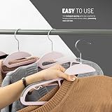 KEPLIN 50-Pack Non-Slip Hangers Slimline with 360° Swivel Blush 41x22cm view 5