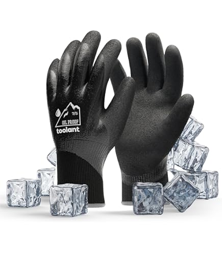Schwer LEVEL A9/F Winterwerkhandschoenen voor heren en dames, snijbestendige handschoenen voor extreme bescherming, vrieshandschoenen met Super Grip, touchscreen, thermisch geïsoleerd, PFAS vrij (M, 1