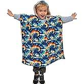 Birdy Boutique Car Seat Poncho for Kids – Safe to Use Over Seat Belts – Reversible Warm and Cozy Blanket – Easy on Easy Off and Doesn’t Impact Car Seat Performance – Tie Dye – One Size