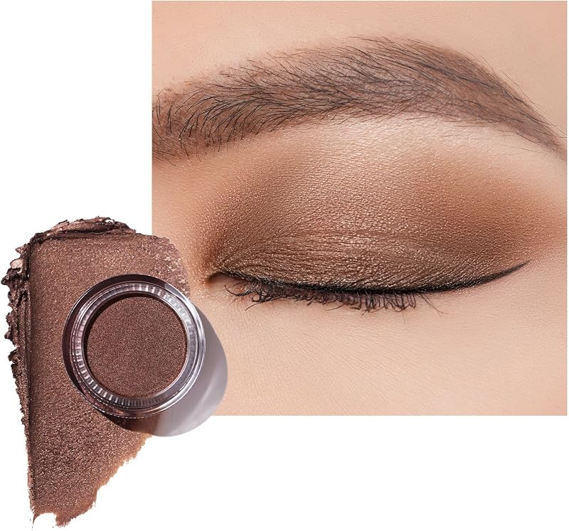 Oulac Shimmer Eyeshadow Bronze Pearl Finish Longlasting Waterproof Vegan 6g P01