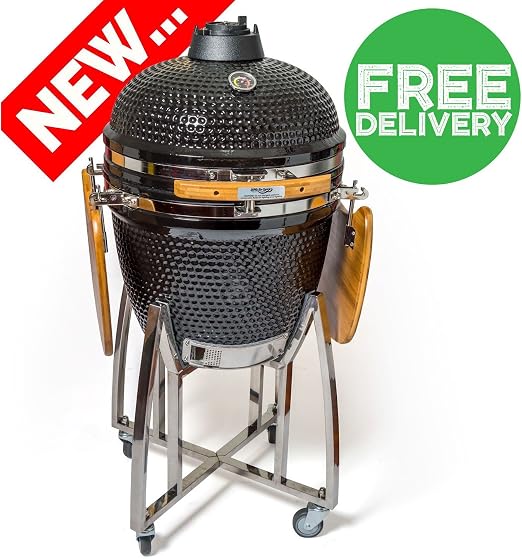 Desconocido Kamado Multi Chef - Parrilla grande de cerámica para ...
