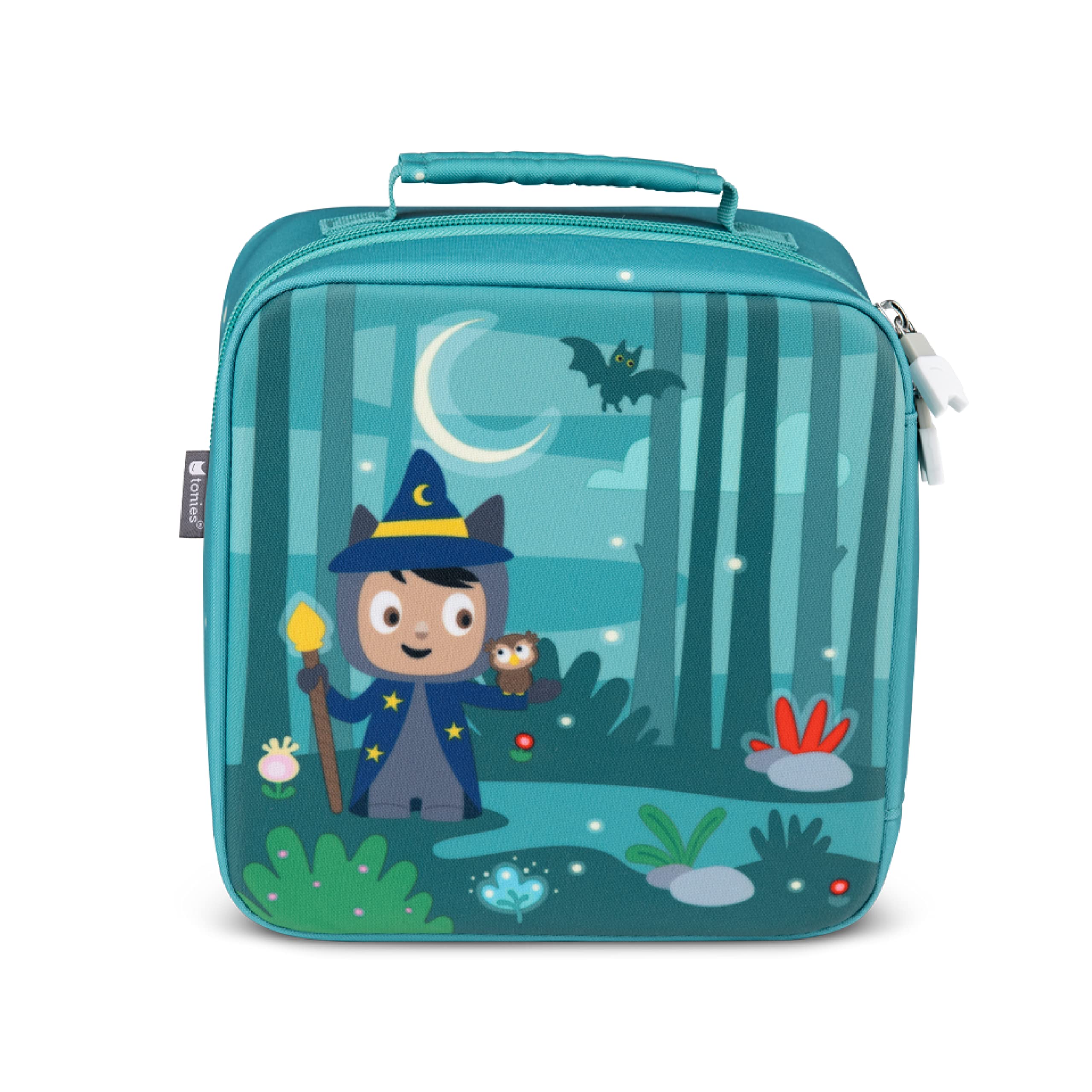 tonies Carry Case Max - Enchanted Forest, Robust Travel Case with Space for up to 14 tonies Audio Characters, Inner Mesh Pockets, Easy to Clean, Kid's Gifts