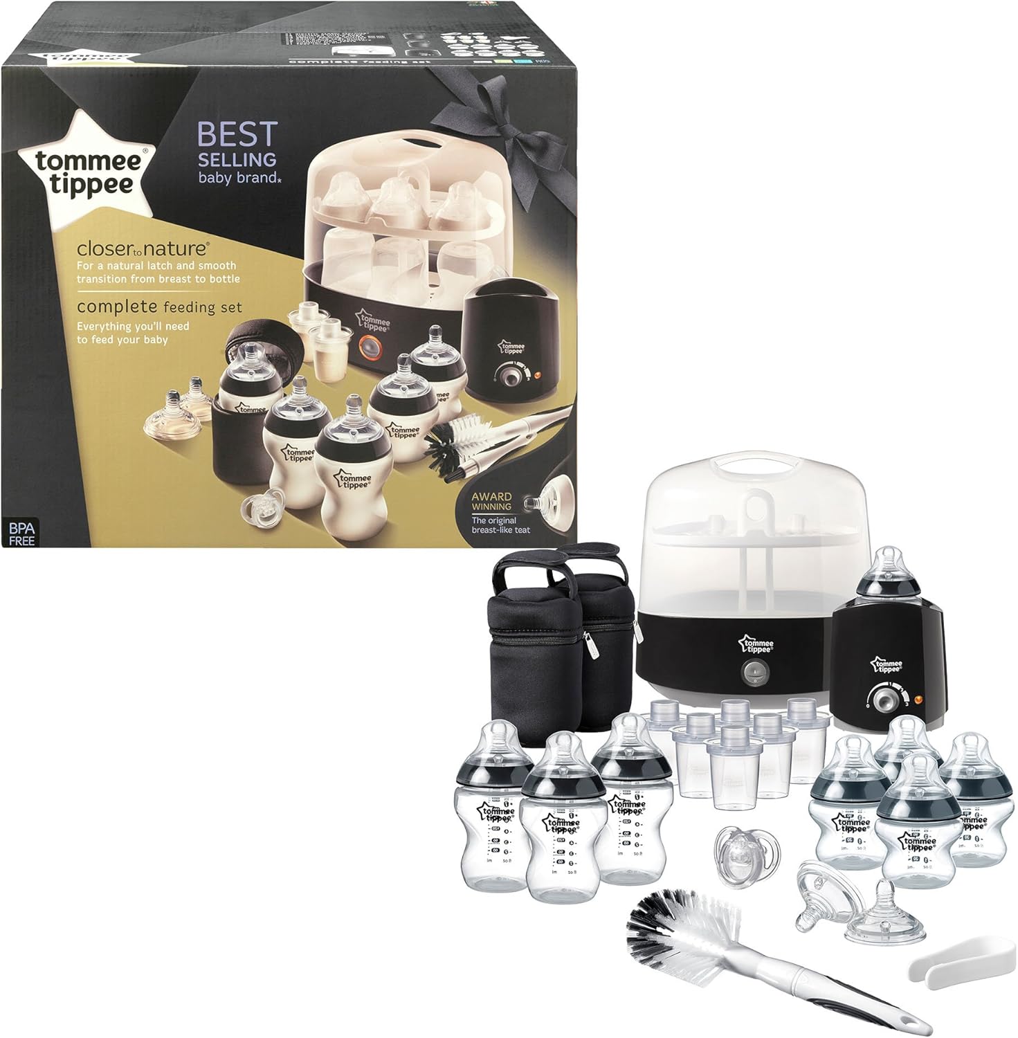 tommee tippee complete feeding set white