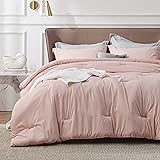 Bedsure King Comforter Set - Light Pink King Size