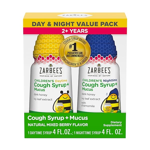 ZARBEE’S CHILDREN’S HONEY COUGH SYRUP + MUCUS DAY...