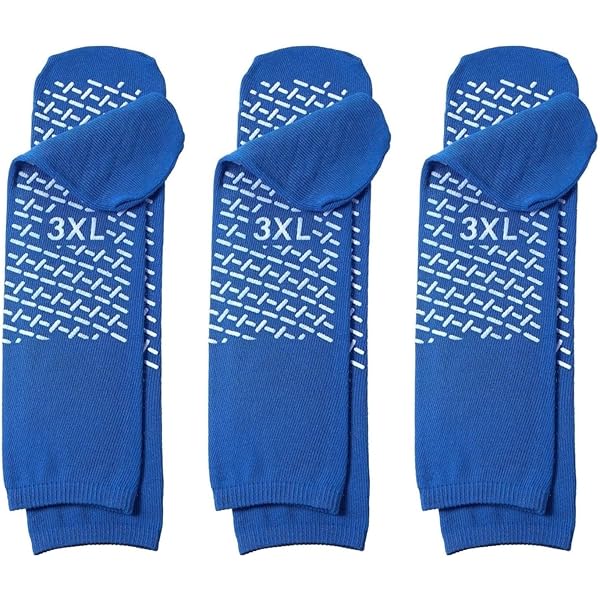 Extra Wide Bariatric Non-Slip Hospital Socks | Comfortable And Secure Fit - Foto 12