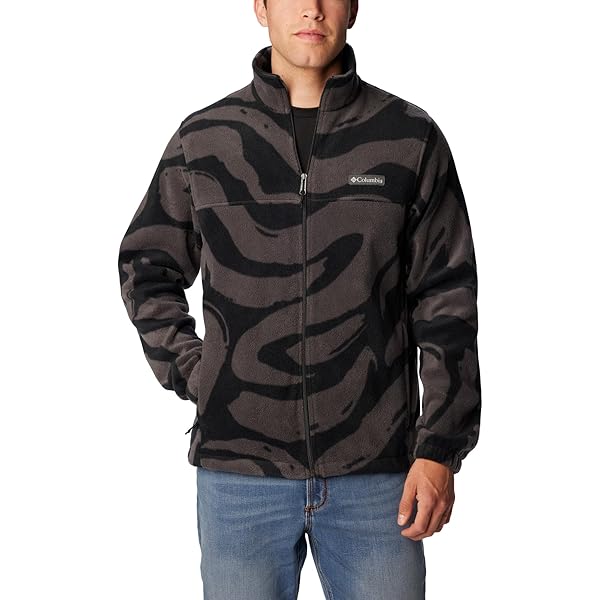 Columbia Men's Steens Mountain Printed Jacket, Bright Indigo 80S