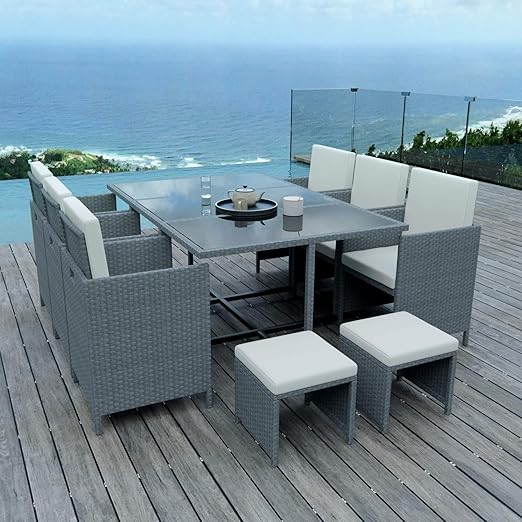 Ims Garden 10 Places Ensemble Encastrable Salon Table De Jardin