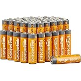 Amazon Basics 48-Pack AA Alkaline High-Performance Batteries, 1.5 Volt, 10-Year Shelf Life