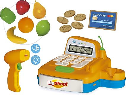 Registradora Big Shop Com Som E Luz Registradora Big Shop Com Som E Luz
