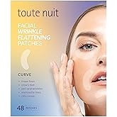 Toute Nuit Wrinkle Patches – Curve – Face Tape for Forehead, Eyes & Lips – Hypoallergenic Anti Wrinkle Patches – 48 Count, Made in USA