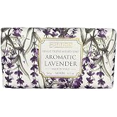 HOPIFICIO Aromatic Lavender Handmade Soap. Finest Milled All-Natural Bar Soap, Moisturizing &amp; Brightening. Suitable for Hand, Face &amp; Body 9.17 Oz