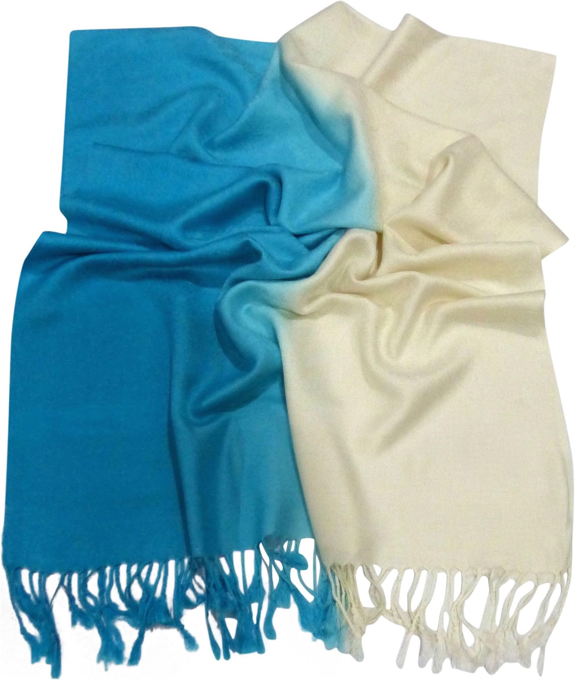 Two Tone Design Shawl Pashmina Scarf Wrap Stole Shawls Pashminas Scarves Wraps NEW