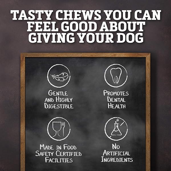 BUFFALO RANGE RAWHIDE DOG TREATS | HEALTHY, GRASS-FED BUFFALO JERKY RAW HIDE CHEWS | HICKORY SMOKED FLAVOR | JERKY BRAIDS, 10 COUNT