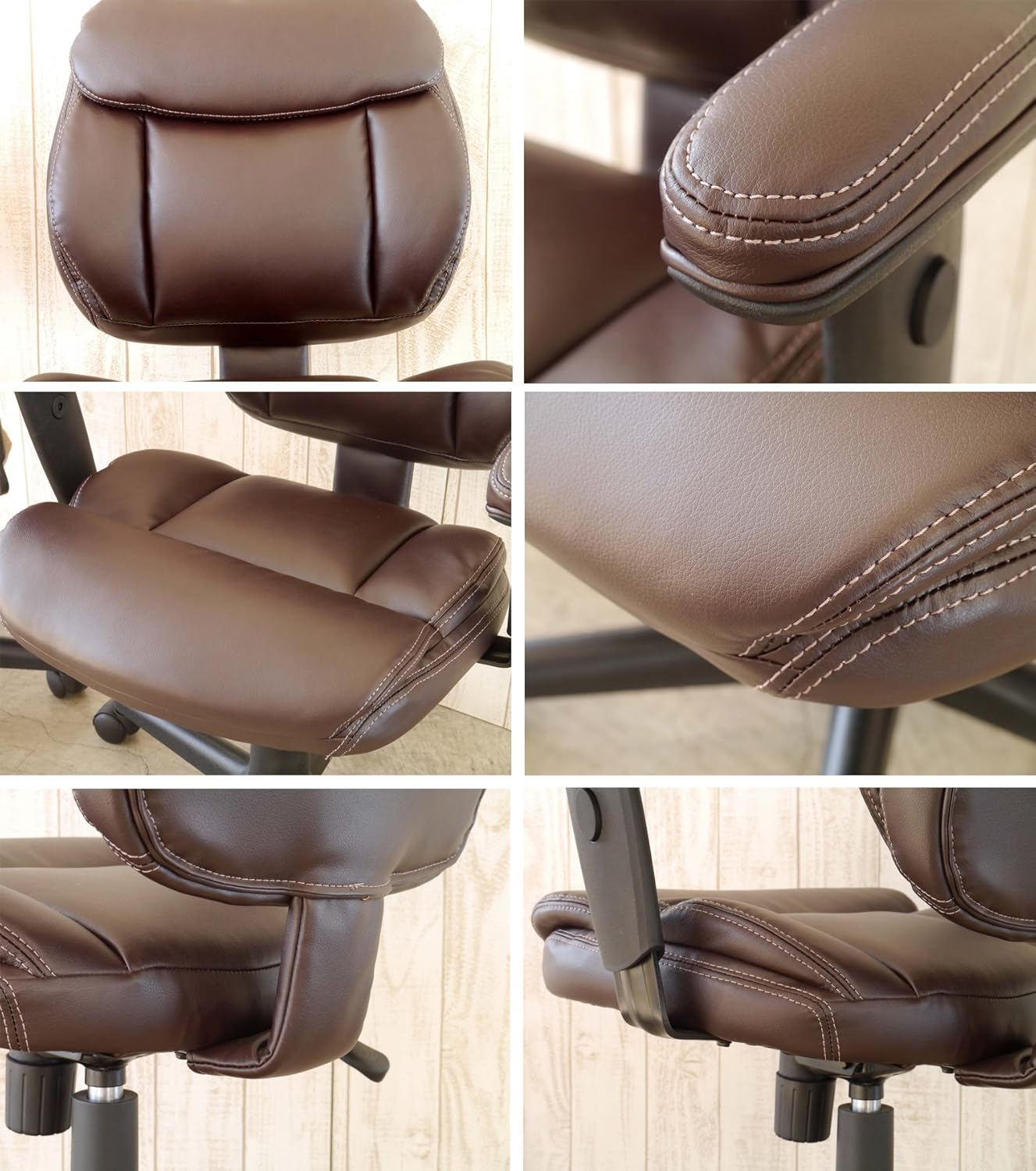 Amazon Co Jp 大川家具 Gart オフィスチェア Pozo ポゾ ブラウン ホーム キッチン