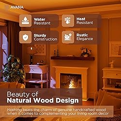 Avana Rustic Fireplace Mantel Shelf 60 Inches
