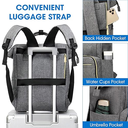 Laptop Backpack for Women Inch Work Travel Backpack Purse Commuter  Business Computer Bag Teacher Doctor N
