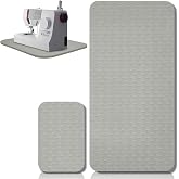 Sewing Machine Mat Pedal, 17'' X 36'' and 9'' X 14'', Gray | 2 Pcs Set Machine Pedal Mats, Reduces Vibrations Noise, Non Slip Bottom Protects Surface, Ideal for Quilting Sewing