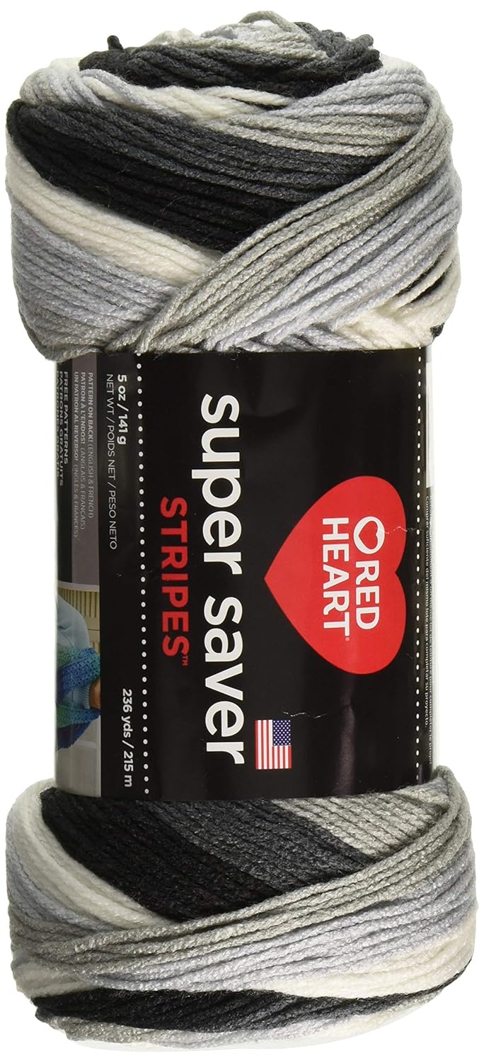 Red Heart E300.4153 Super Saver Yarn Newspaper Stripe Amazon.ca Home