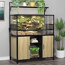 40 Gallon Tank Stand OIIBO 70 Gallon Reptile Large Terrarium Full