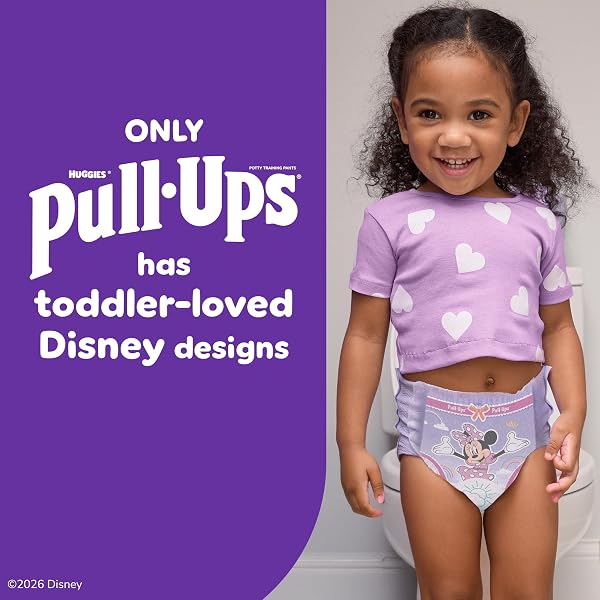 PULL-UPS GIRLS’ POTTY TRAINING PANTS, SIZE 2T-3T TRAINING UNDERWEAR (16-34 LBS), 23 COUNT