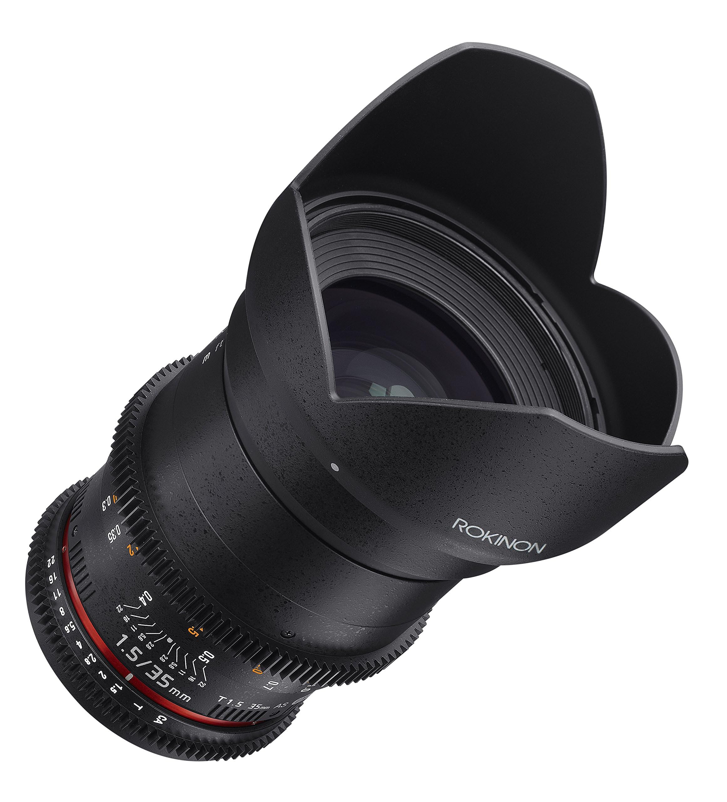 Rokinon Cine DS DS35M-NEX 35 mm T1.5 AS IF UMC Lente gran angular de cine de fotograma completo para Sony E Negro
