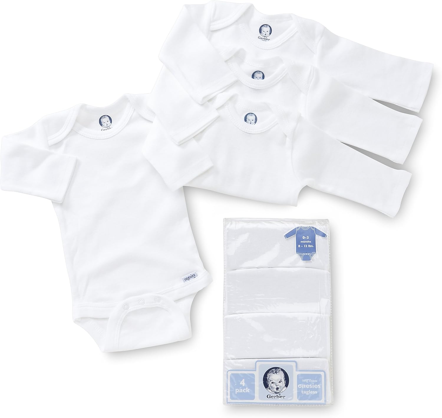 long sleeve onesies with mitten cuffs