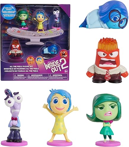 Amazon.com: Inside Out Disney Pixar 2 Mini Collectible Figures 1