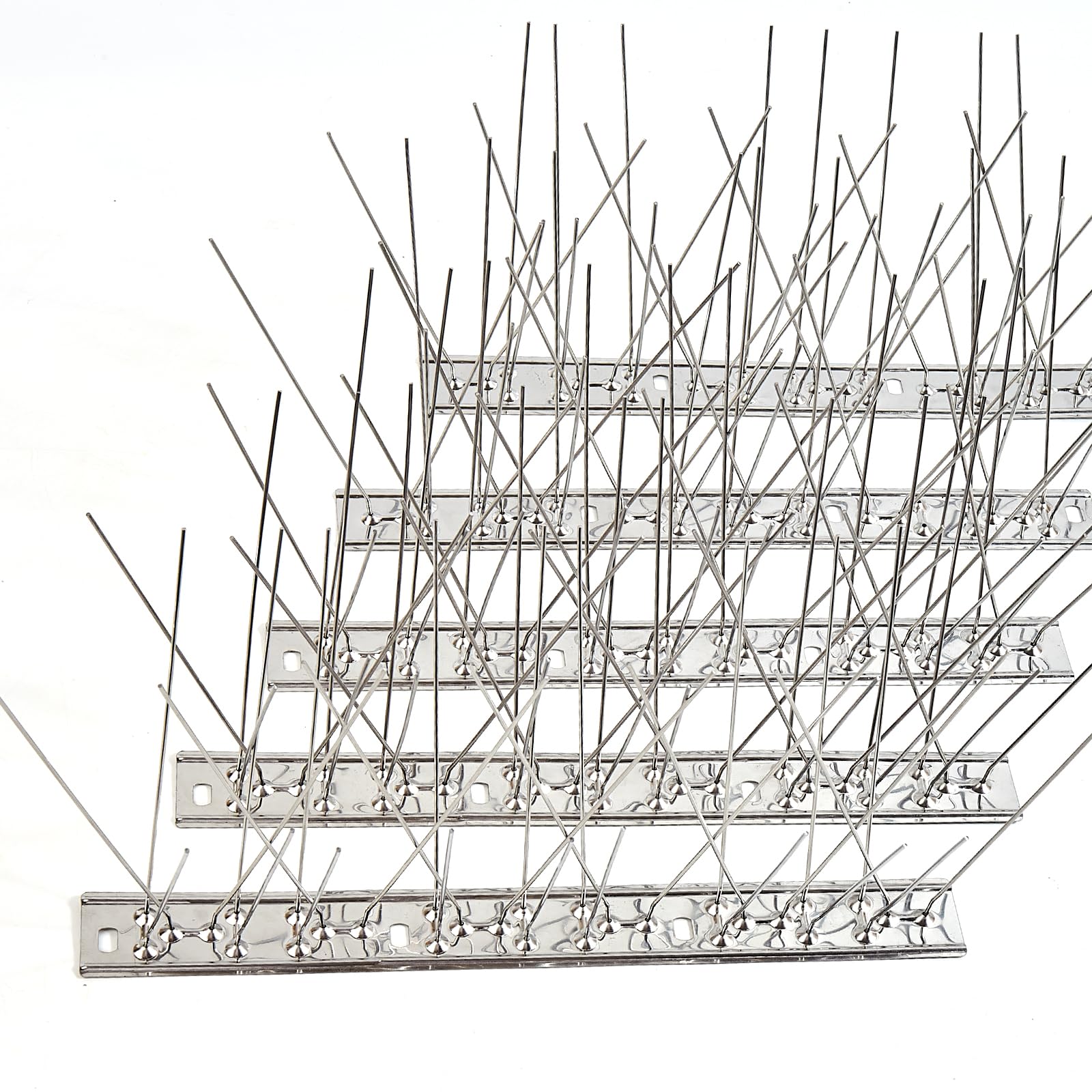 Sewokon 15pcs Pigeon Spikes, 9.8inch Bird Spikes, Bird Spikes For Pigeons, Anti Pigeon Spikes, Bird Spikes For Fence Tops, Bird Deterrent Spikes