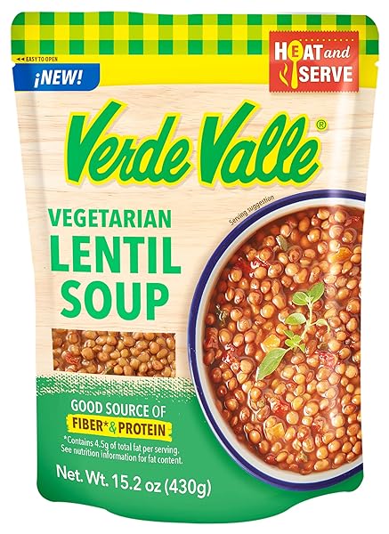 VERDE VALLE VEGETARIAN LENTIL SOUP FRESH READY TO...