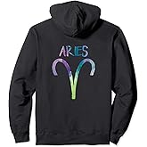 Aries Zodiac Symbol Astrology Ram Fire Sign Pullover Hoodie
