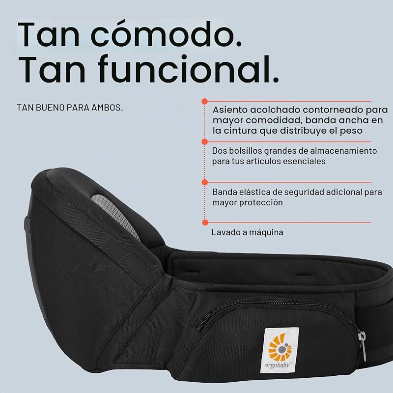 Alta Hip Seat Babytrage mit Babyhüftsitz für Babys und Kleinkinder ab 4 Monaten (5,5 kg - 20,4 kg), Hüftsitz Trage Hüfttrage mit SoftFlex Mesh