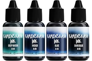 Kamenskaya Alcohol Ink Set - 34 Color Variations - Set #18-4 Alcohol Inks x 0.51 fl oz (15 ml)