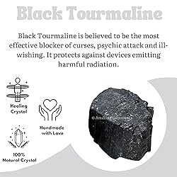 Amazing Gemstone Black Tourmaline Crystals Rough