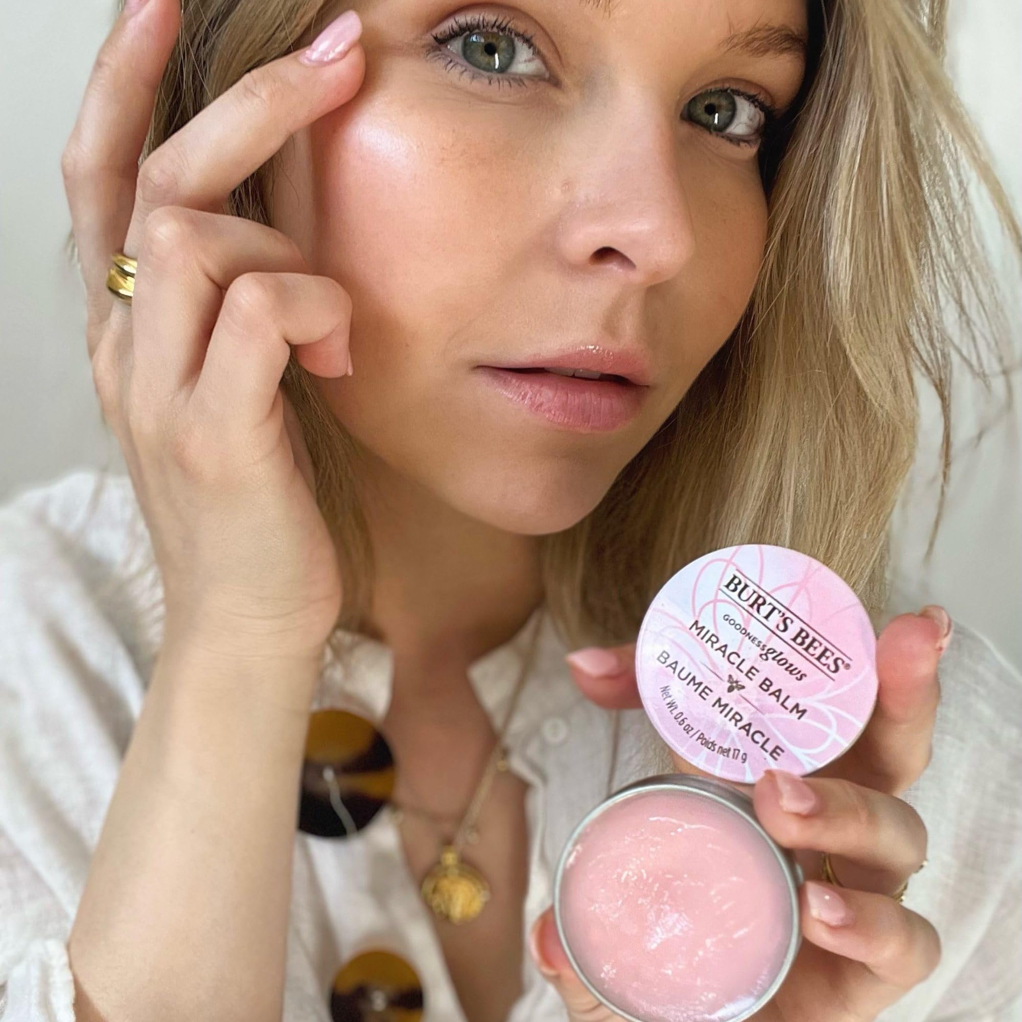 Burt's Bees Miracle Balm, 100% Natural Origin, Naturally Sheer, 0.6 Ounces, Pack May Vary