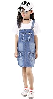 jean overall dress girls