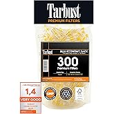 Tarbust 300 Cigarette Filters for Regular Size 7.65-7.90 mm | Cigarette Filters That Remove Tar and Chemicals, 300 Reusable Filter Tips, Tar Blockers, Smart Filters for Cigarettes Tips