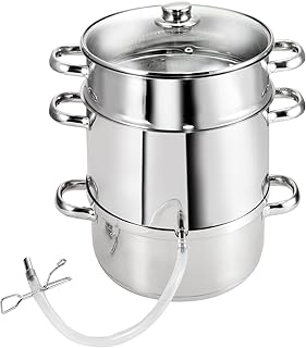 Kopf Vital Ent-/ Dampfentsafter, Ø 25,5 cm, induktionsgeeignet, aus 18/10 Edelstahl