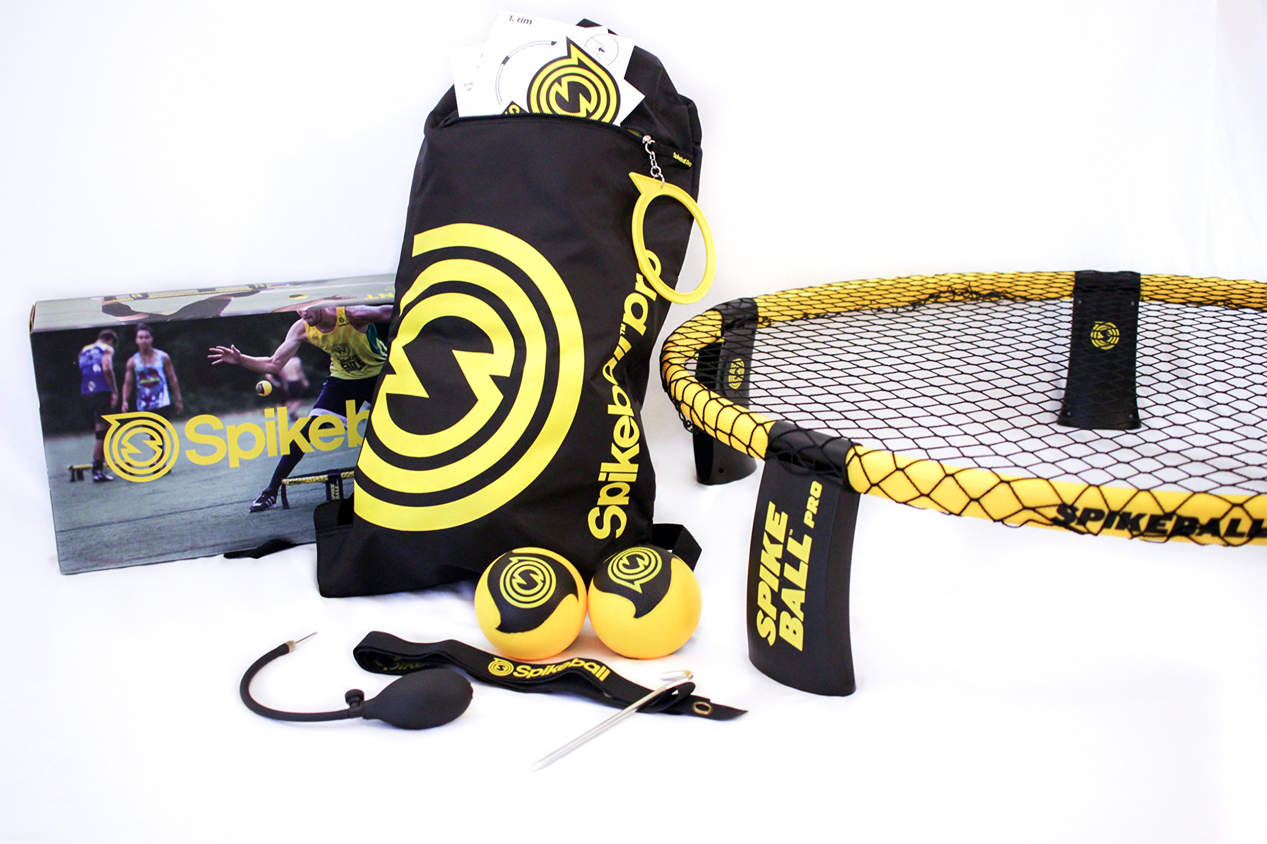 Spikeball Pro Official Tournament Kit 33 Stronger Frame, 2 Pro