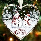 Snowman Christmas Ornaments 2025- Snowman Ornaments Winter Holiday Ornaments for Christmas Tree -Hanging Ornament