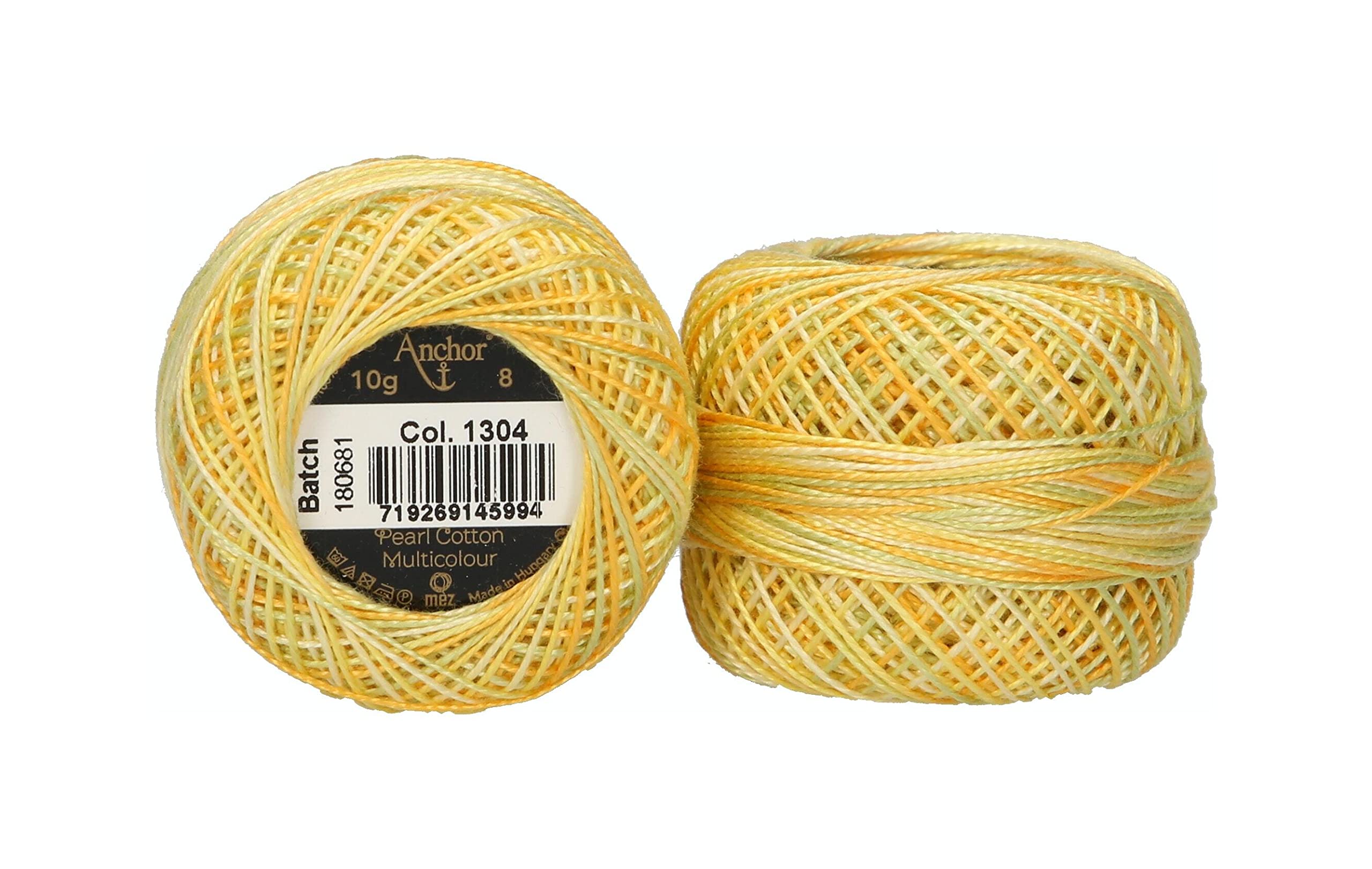 Anchor 4518008-01304 Embroidery Thread, 100% Cotton, 1304, Thickness 8, 82 m, 82 m