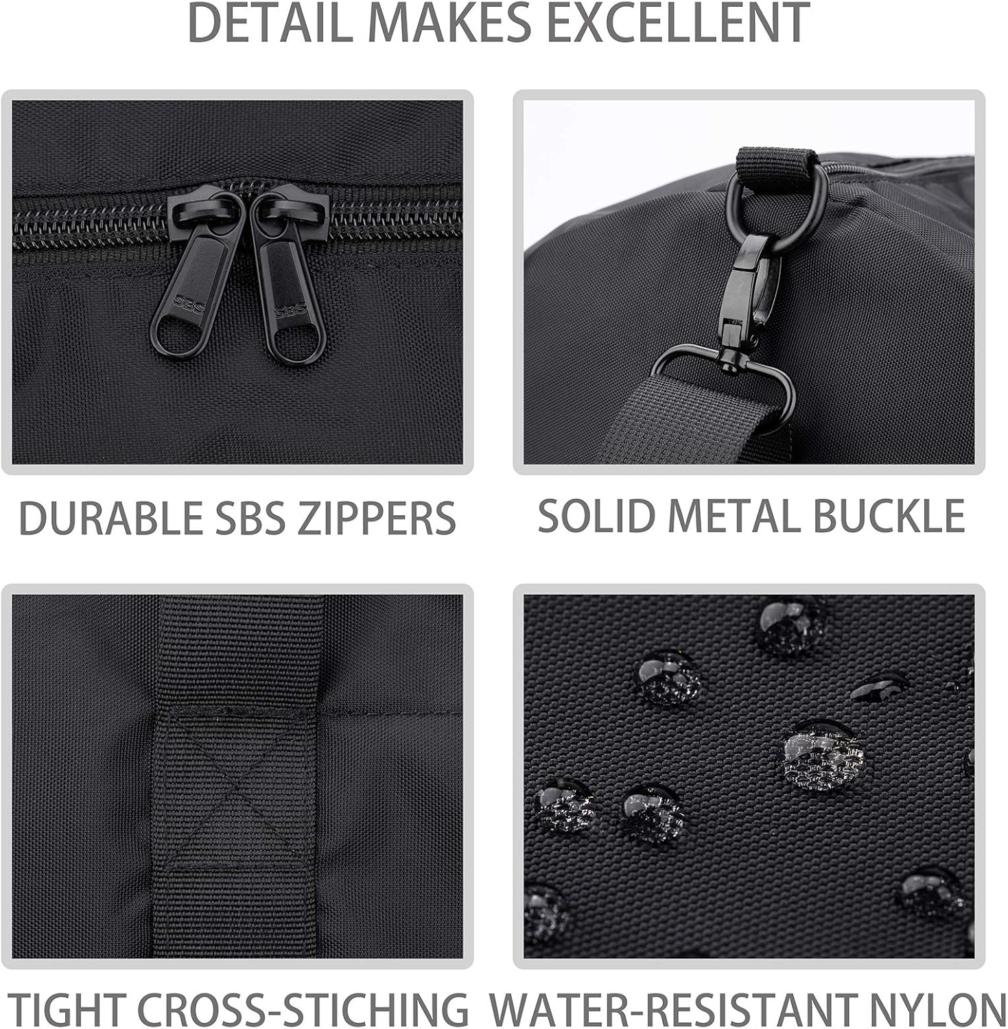 Vorspack Duffel Bag 20-24-28 Inches Foldable Gym Bag for Men Women Duffle Bag Lightweight with Inner Pocket for Travel Sports: Clothing