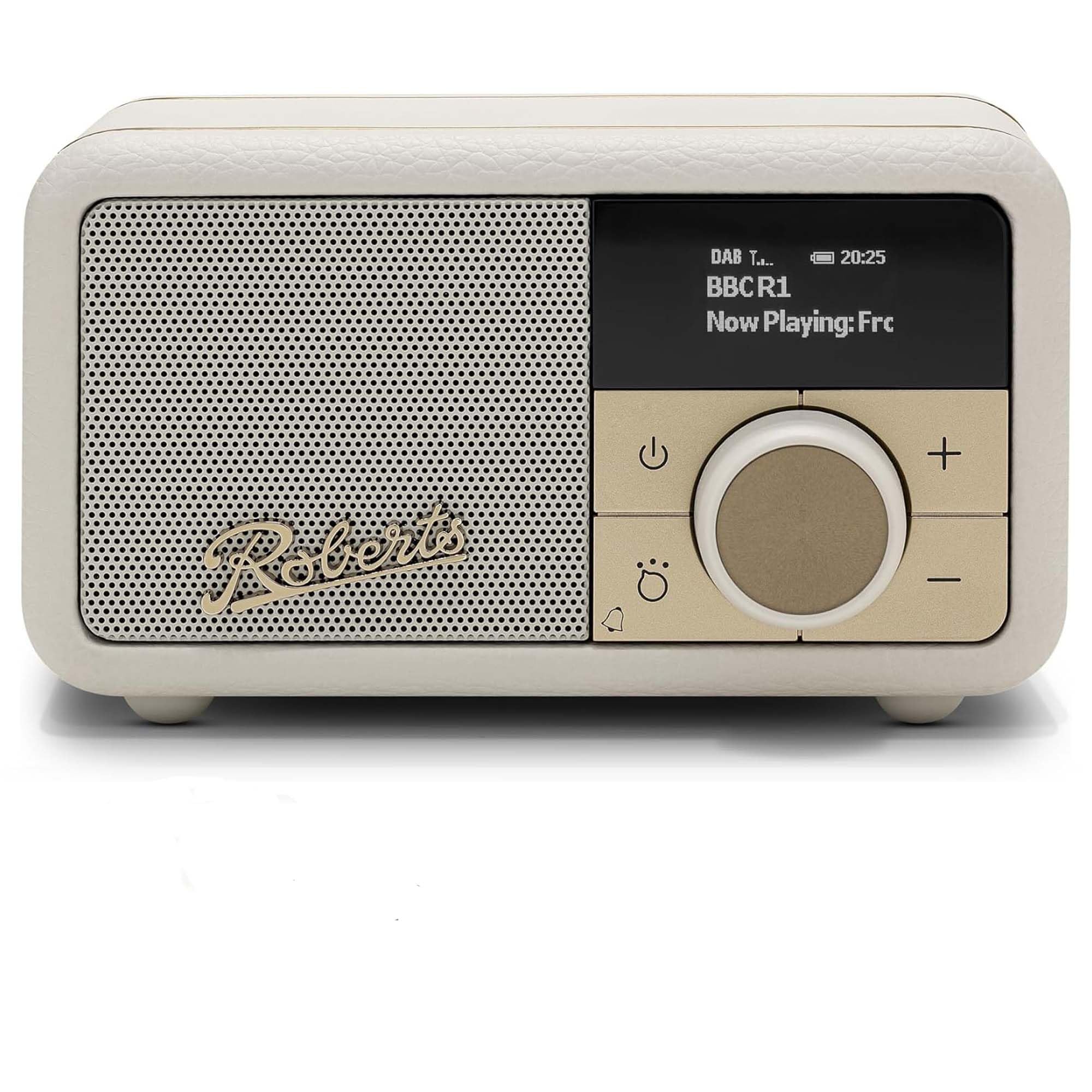 Roberts Revival PETITE2 FM/DAB/DAB+ Digital Radio with Bluetooth, Pastel Cream