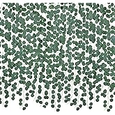 DearHouse 86 Feet 12 Strands Artificial Eucalyptus Leaf Plants Vine Hanging Eucalyptus Garland for Home Kitchen Office Wedding Wall Decor