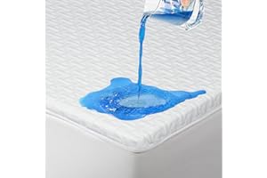 EMIRCEY HOME 100% Waterproof King Mattress Protector, Hypoallergenic Viscose Made from Bamboo Mattress Cover, Breathable Cooling 3D Air Fabric Noiseless Bed Cover, Machine Washable Vinyl Free 8-16'' Deep Pocket