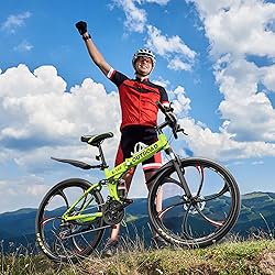 MarKnig 26 Inch Adult Folding Bikes/Mountain